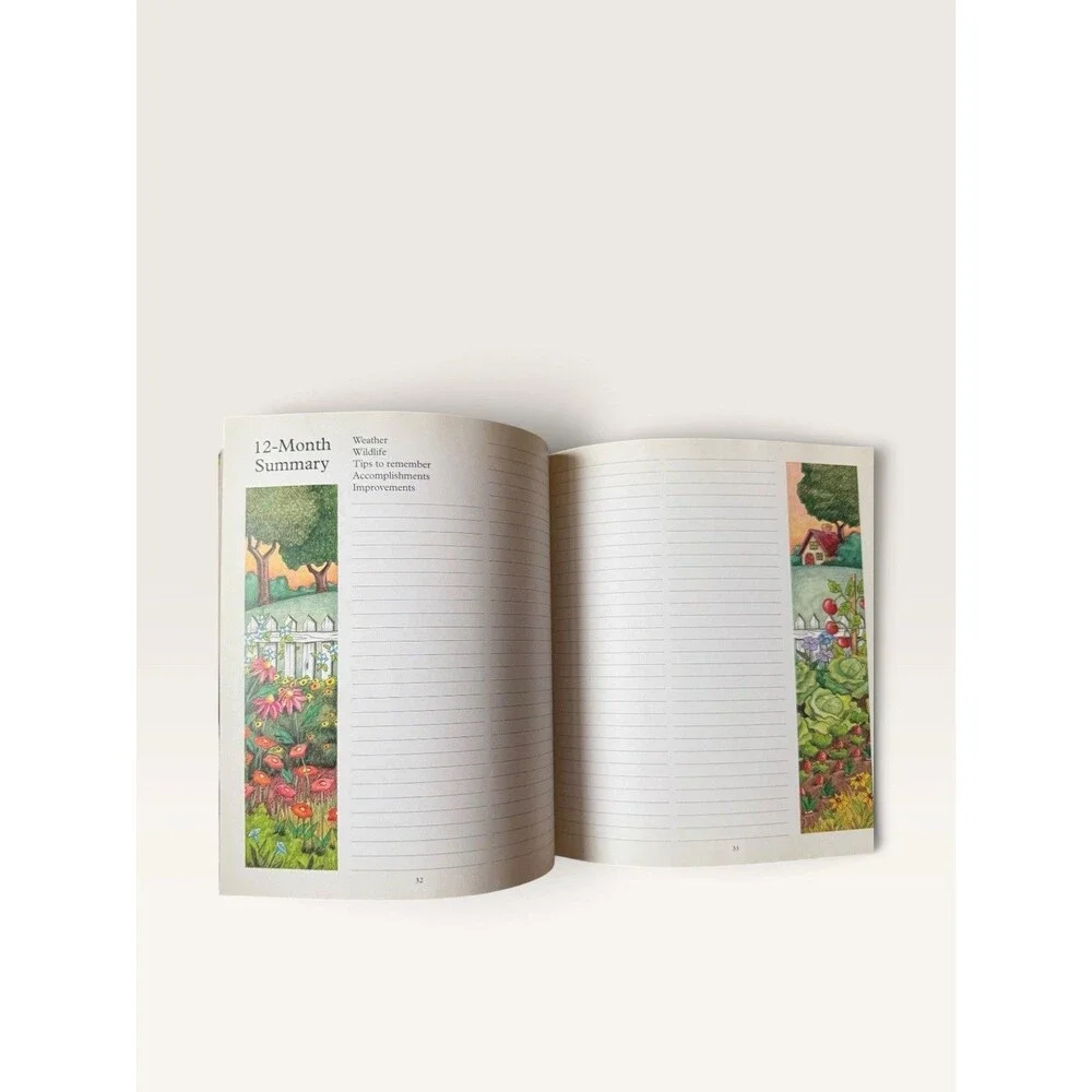 Vintage 1994 Mary Engelbreit Gardeners Journal Illustrated Notebook
